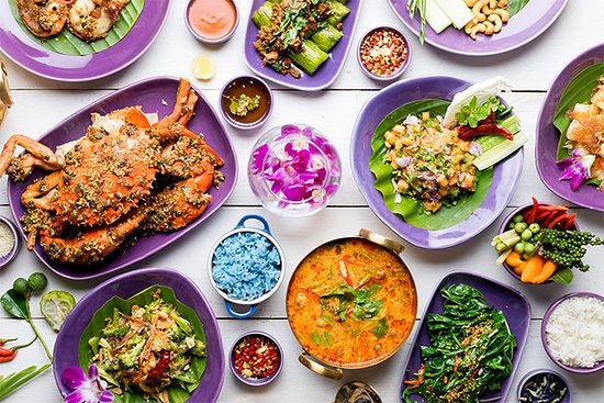 Display Of Thai Dishes